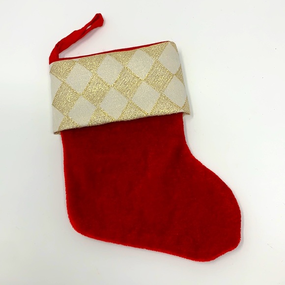 Small Santa boot stocking Christmas decoration
